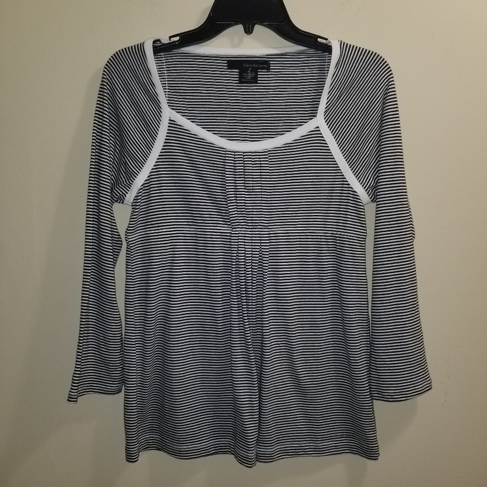 calvin klein Womans Long Sleeves Shirt %100 cotton